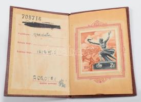 20 db vegyes szocreál igazolvány MKP, KISZ, stb