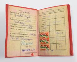 20 db vegyes szocreál igazolvány MKP, KISZ, stb