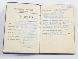 20 db vegyes szocreál igazolvány MKP, KISZ, stb