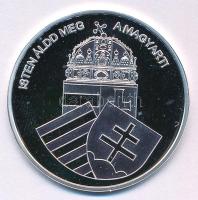 DN "Nemzetünk nagyjai - Göncz Árpád és Antall József" Ag emlékérem kapszulában, tanúsítván...