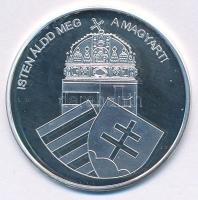 DN "Nemzetünk nagyjai - Mátyás király" Ag emlékérem kapszulában, tanúsítvánnyal (10,37g/0....