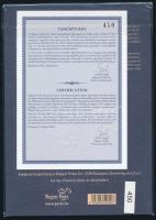 2016 150 éves a pesti állatkert bélyegszett eredeti csomagolásban (73.000)