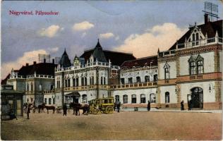 Nagyvárad, Oradea; Pályaudvar, vasútállomás, 'Férfiak' / railway station