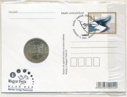 2001. 200Ft "Petőfi Sándor: János vitéz" érmés levelezőlapon, első napi bélyegzéssel T:BU
...