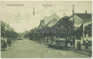 1915 Székelyudvarhely, Odorheiu Secuiesc; Kossuth utca. Sterba Ödön kiadása / street