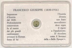 Ausztria DN "1915. 1K Ferenc József" jelzetlen modern mini Au érem bizonytalan aranytartal...