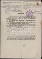 1939 Kassa italmérési engedély