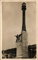 1938 Budapest XI. Horthy Miklós híd. A cs. és kir. haditengerészet és magyar hősi halottainak emlékműve (Rb)