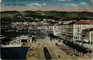 Trieste, Trieszt; Riva Pescatori / quay (EB)