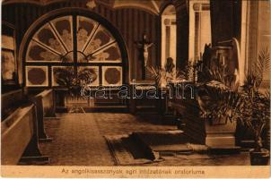 Eger, Az Angolkisasszonyok egri intézetének oratóriuma, belső