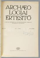 1961-1974 Archaeologiai Értesítő 11 száma: 1961 1-2. sz., 1969 2. szám., 1970 1. szám., 1971 1-2. sz...