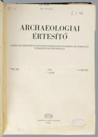 1961-1974 Archaeologiai Értesítő 11 száma: 1961 1-2. sz., 1969 2. szám., 1970 1. szám., 1971 1-2. sz...