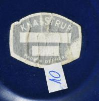 Knabstrup dán "Marina" váza. Terv.: Richard Man. Jelzett, repedésvonallal, m: 14 cm