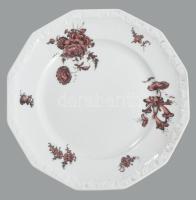 Rosenthal "Maria" süteményes készlet 5 tányérral, jelzett, kopott, d: 17-29 cm