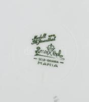 Rosenthal "Maria" süteményes készlet 5 tányérral, jelzett, kopott, d: 17-29 cm