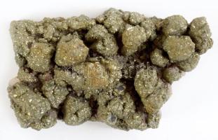 Ametiszt piriten ásvány, h: 7,5 cm