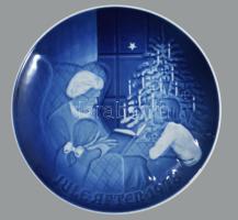 10 darab dán Bing &amp; Grondhal Copenhagen karácsonyi dísztányér, 1970-es évek, jelzett, hibátl...