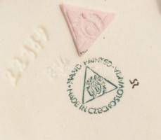 Royal Dux spanyol táncosnő. Biszkvit porcelán, jelzett, hibátlan, m: 25,5 cm