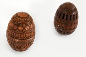 cca 1900 Antik csont nyaklánc, h: 31,5 cm