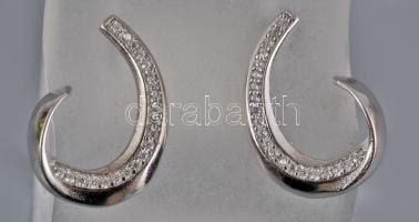 Ezüst (Ag) fülbevaló, 925 ezrelékes, 2,7g