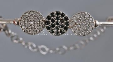 Ezüst (Ag) karkötő, 925 ezrelékes, 5,4g