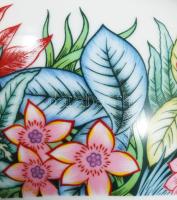 Royal Limoges France "Eden" gömbváza, jelzett, hibátlan, m: 12 cm