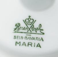 cca 1927 Rosenthal "Maria" 5 darabos lágytojáskínáló szett, hibátlan, jelzett, m: 7 cm