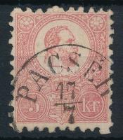 1871 Kőnyomat 5kr "PACSÉR" (Gudlin 250 pont)