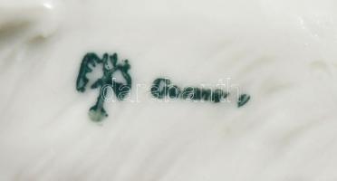 Karl Ens Foxi kutya pár. Jelzett, hibátlan, 22x15 cm