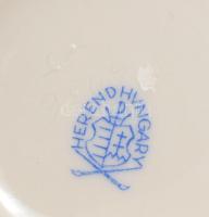 Herendi Viktória mintás bonbonier, jelzett, hibátlan, d: 8,5 cm