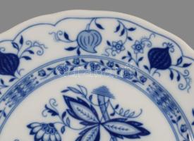 Tischerreuth 6 darab hagymamintás desszertes tányér, jelzett, hibátlan, d: 19,5 cm