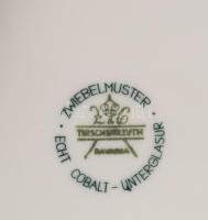 Tischerreuth 6 darab hagymamintás desszertes tányér, jelzett, hibátlan, d: 19,5 cm