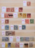 Olaszország és Spanyolország gyűjtemények, régi anyag a kezdetektől és kevés egyéb bélyeg 8 lapos A/...