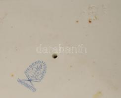 Herendi porcelán csizmás kandúr, kézzel festett, jelzett, hibátlan, m: 15,5 cm