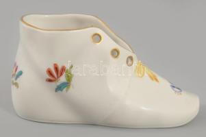 Herendi Viktória mintás cipő. Kézzel festett, jelzett, hibátlan 10,5 cm