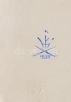 Herendi Viktória mintás cipő. Kézzel festett, jelzett, hibátlan 10,5 cm