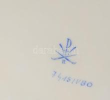 Herendi Viktória mintás áttört kínálótál. Jelzett, kézzel festett, hibátlan, d: 22 cm