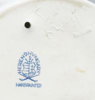 Herendi Békakirálynő. Jelzett, kézzel festett, hibátlan, m: 28 cm /// Herend Frog Queen. Hallmarked,...