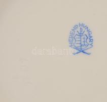 Herendi Viktória mintás cukortartó, jelzett, hibátlan, d: 12 cm, m: 10 cm