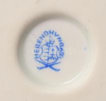 Herendi virágmintás kisváza. Jelzett, minimális kopással, m: 7,5 cm