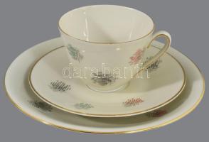 Bavaria mid-century 22 részes kávés készlet, jelzett, minimális kopással, teljes