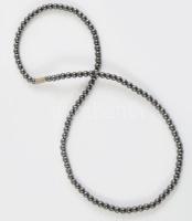 Hematit nyaklánc, h: 43cm