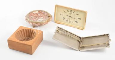 Kis vegyes bolha tétel, hamuzó, Slava óra, tárca, stb.