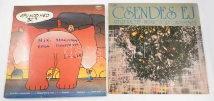 9 darba zenei bakelit, közte dedikált Apu Hod Med Be, Jesus Chrtist Superstar, A kis herceg, Vuk, Is...