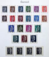 Ausztria gyűjtemény az 1945-1967 közötti időszakból albumban, közte jó kiadások, levelek, FDC-k. Mag...