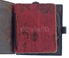 1915. Ferenc József : Népeimhez! A királyi szózat a nemzethez 1914. július 28-án. Minikönyv medál do...