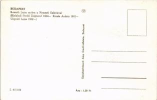 Budapest I. Kossuth Lajos szobra a Nemzeti Galériával. Képzőművészeti Alap