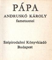 Pápa. Andruskó Károly fametszetei. (Dedikált miniatűr könyv.)
Budapest, (1975). Szépirodalmi Könyvk...
