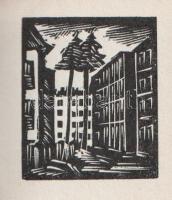 Pápa. Andruskó Károly fametszetei. (Dedikált miniatűr könyv.)
Budapest, (1975). Szépirodalmi Könyvk...