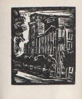 Pápa. Andruskó Károly fametszetei. (Dedikált miniatűr könyv.)
Budapest, (1975). Szépirodalmi Könyvk...